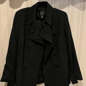 INC Short black coat nwt size 10
